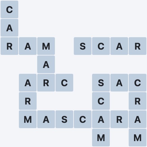 Wordscapes High Seas - Crest - level 5385 puzzle answer