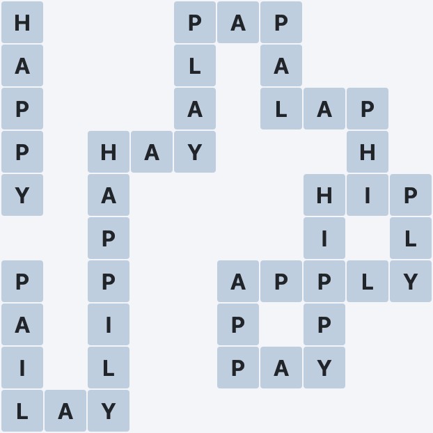 Wordscapes High Seas - Azure - level 5410 puzzle answer