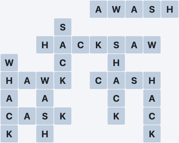 Wordscapes High Seas - Azure - level 5420 puzzle answer