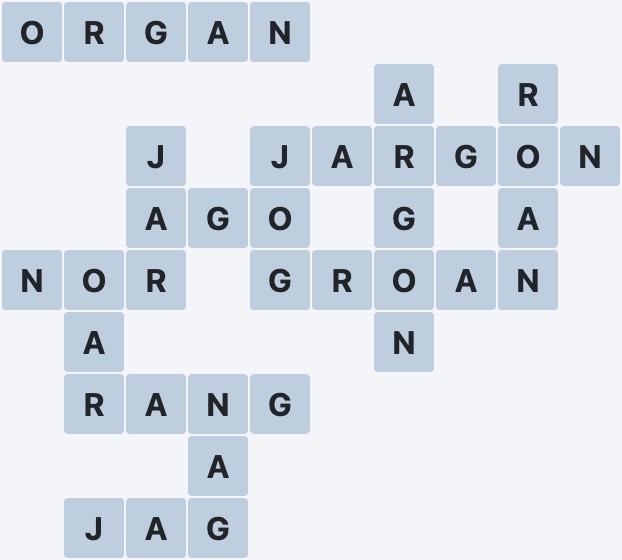 Wordscapes High Seas - Brisk - level 5430 puzzle answer