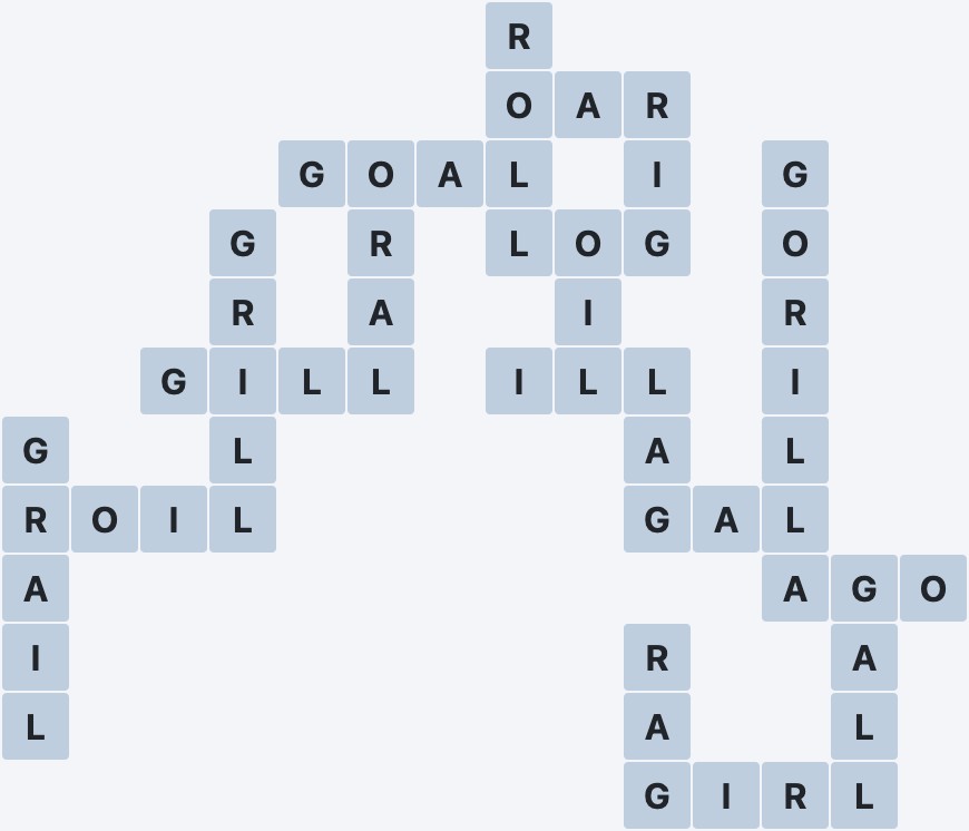 Wordscapes Meadow - Gale - level 5490 puzzle answer