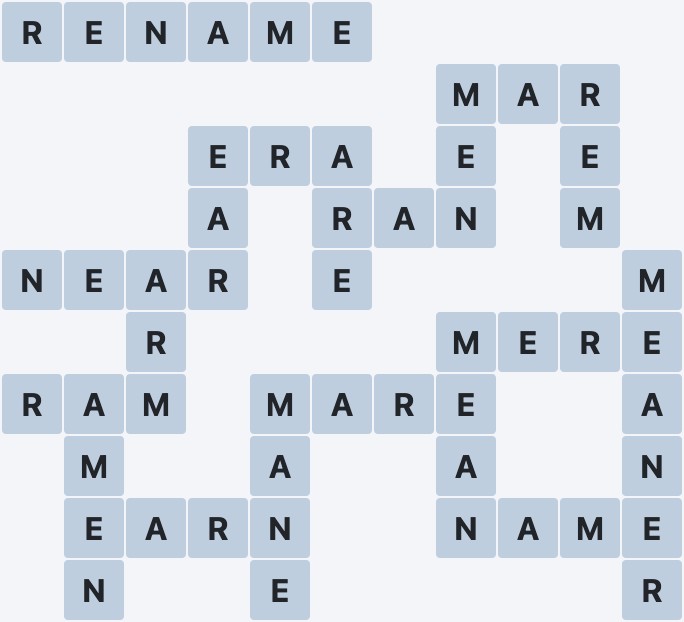 Wordscapes Meadow - Gold - level 5516 puzzle answer