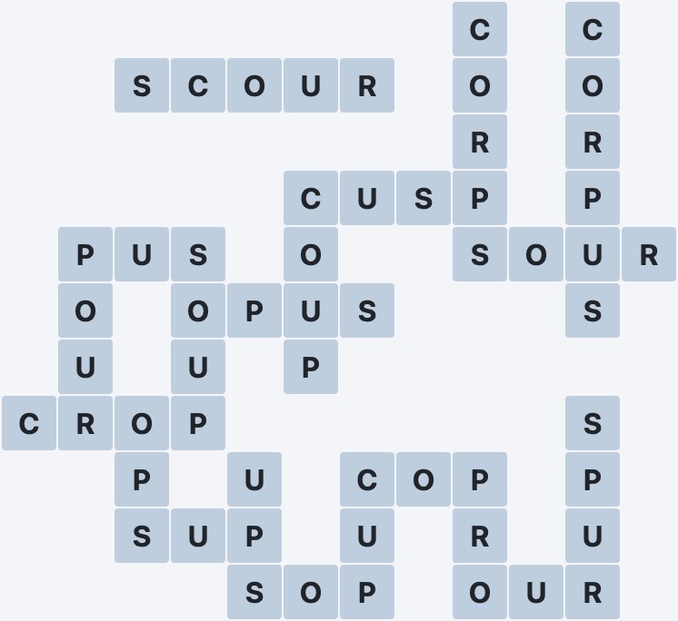 Wordscapes Tarn - Still - level 5536 puzzle answer