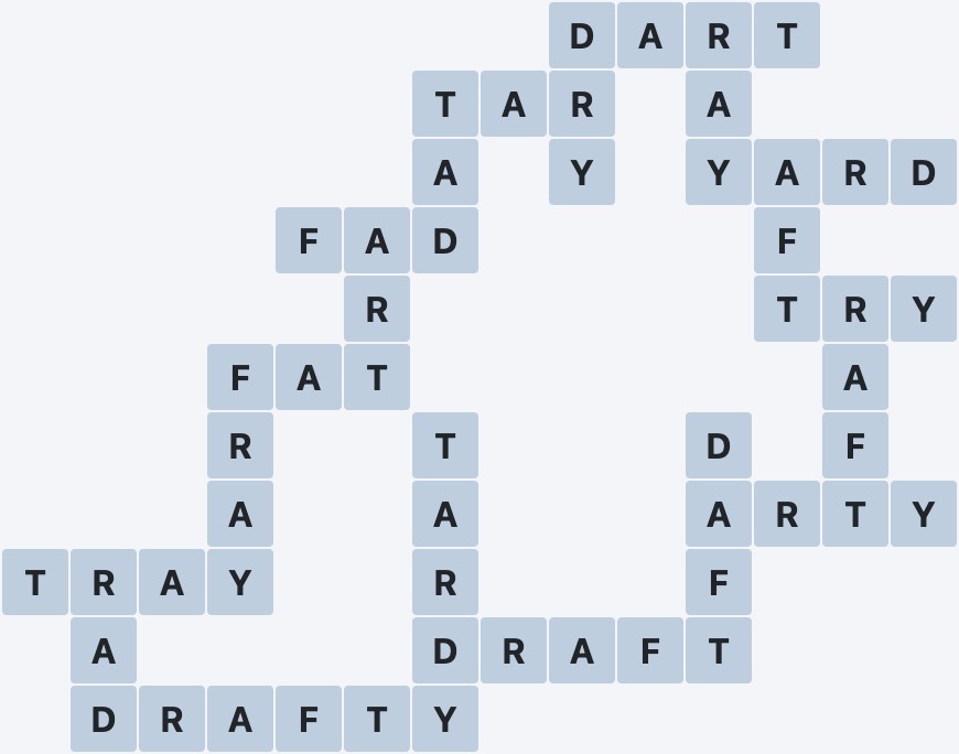 Wordscapes Summit - Flow - level 5650 puzzle answer
