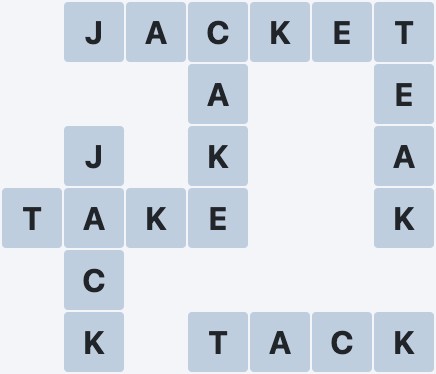 Wordscapes Jungle - Thick - level 663 puzzle answer