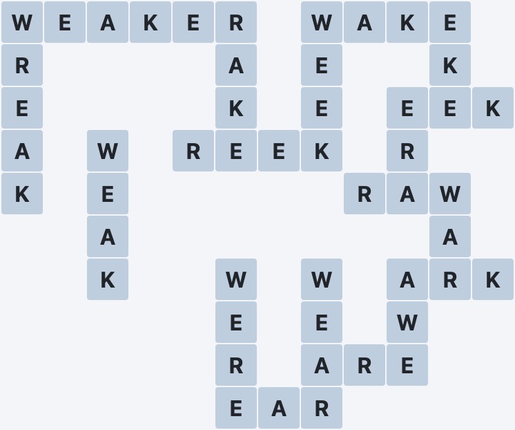 Wordscapes Jungle - Wild - level 688 puzzle answer