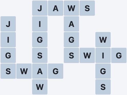 Wordscapes Jungle - Lush - level 702 puzzle answer