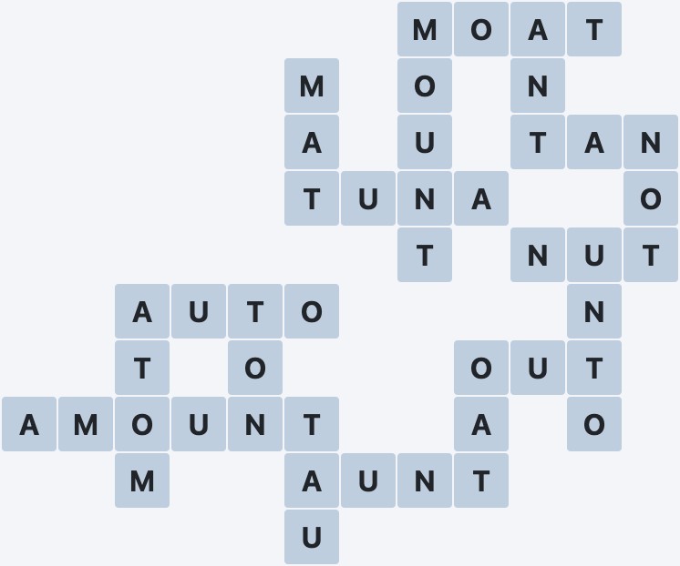 Wordscapes Ocean - Wave - level 825 puzzle answer