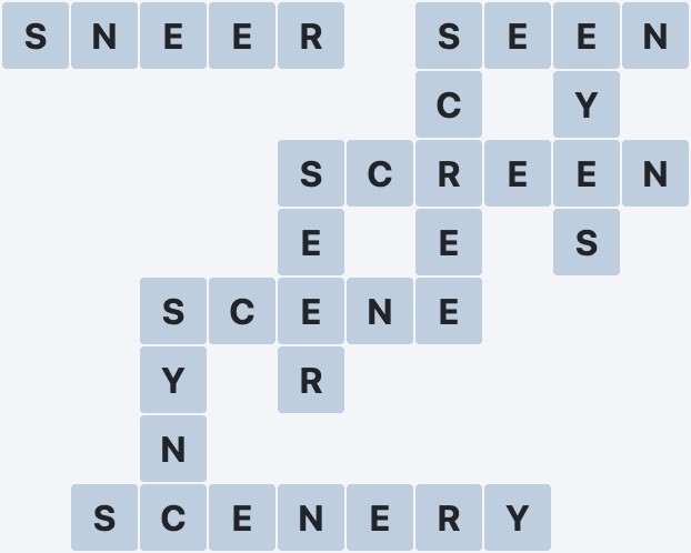 Wordscapes Field - Haze - level 910 puzzle answer