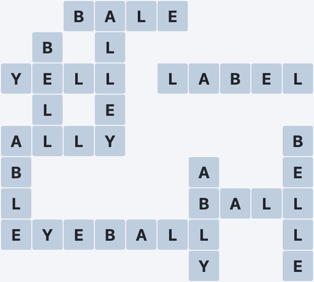 Wordscapes Field - Haze - level 912 puzzle answer